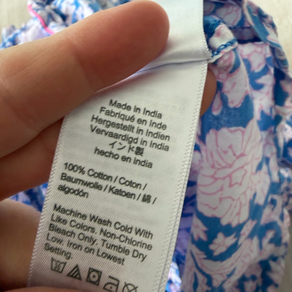 SZ Blockprints X J. Crew long-sleeve cotton voile pajama set in Nila print - Picture 5 of 6